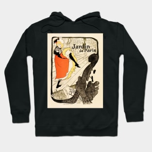 JANE AVRIL JARDIN OF PARIS 1897 by Henri Toulouse Lautrec French Theater Ad Hoodie